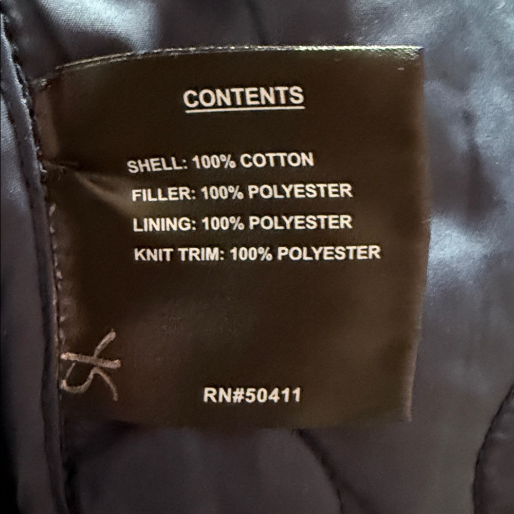 Blue Fleet Street Quilted Women's Puffer Jacket sz 2X - Picture 8 of 12